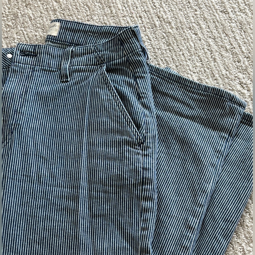 Striped Blue and White Pants